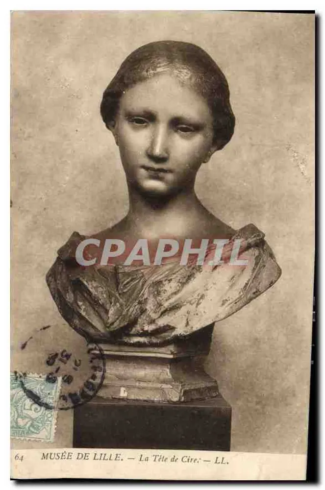 Muzeum w Lille — La Tête de Cire — LL. — n°64 - Awers