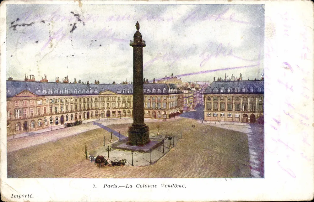 Paris — A Coluna Vendôme — Importado - Frente