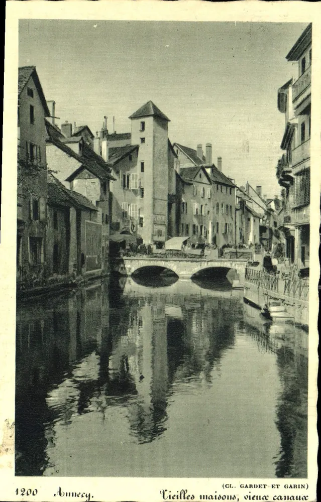 Anneyec — alte Häuser, alter Kanal — (Cl. Gardet-et-Garin) n°1200 - Vorderseite