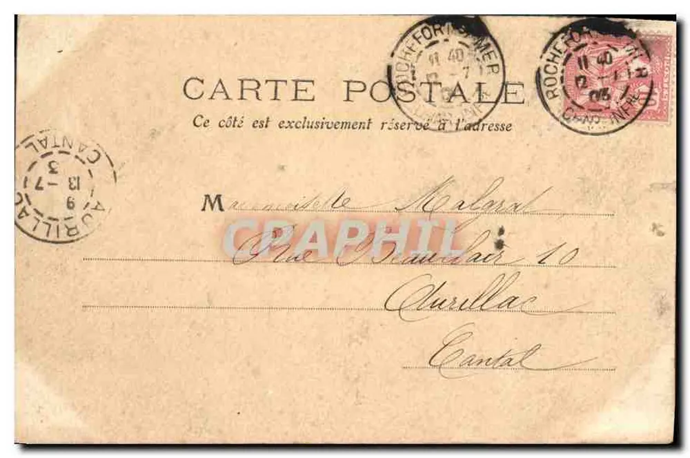 Rochefort-sur-Mer — Il Transbordeur di Martrou — CL. GATÉRIES PARISIENNES n°32 - Verso