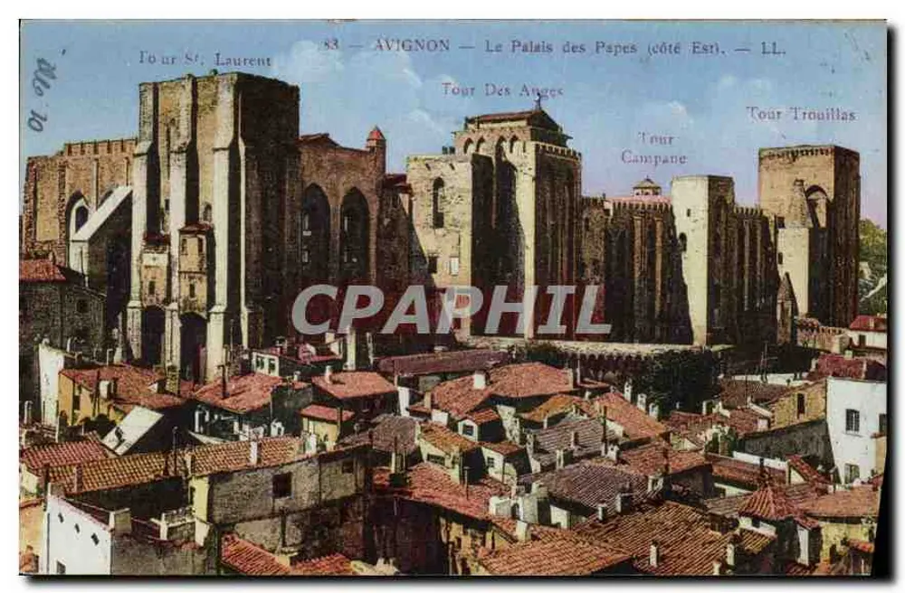 Avignon — O Palácio dos Papas (lado Leste) — LL. - Frente