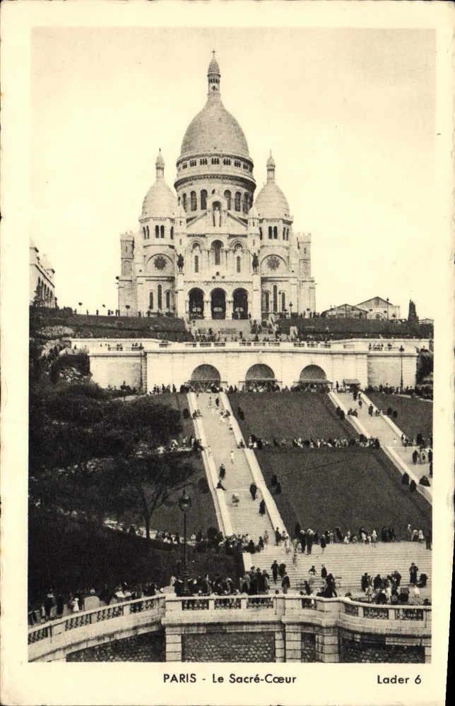 PARIS - O Sagrado Coração — vista panorâmica — Lader 6 - Frente