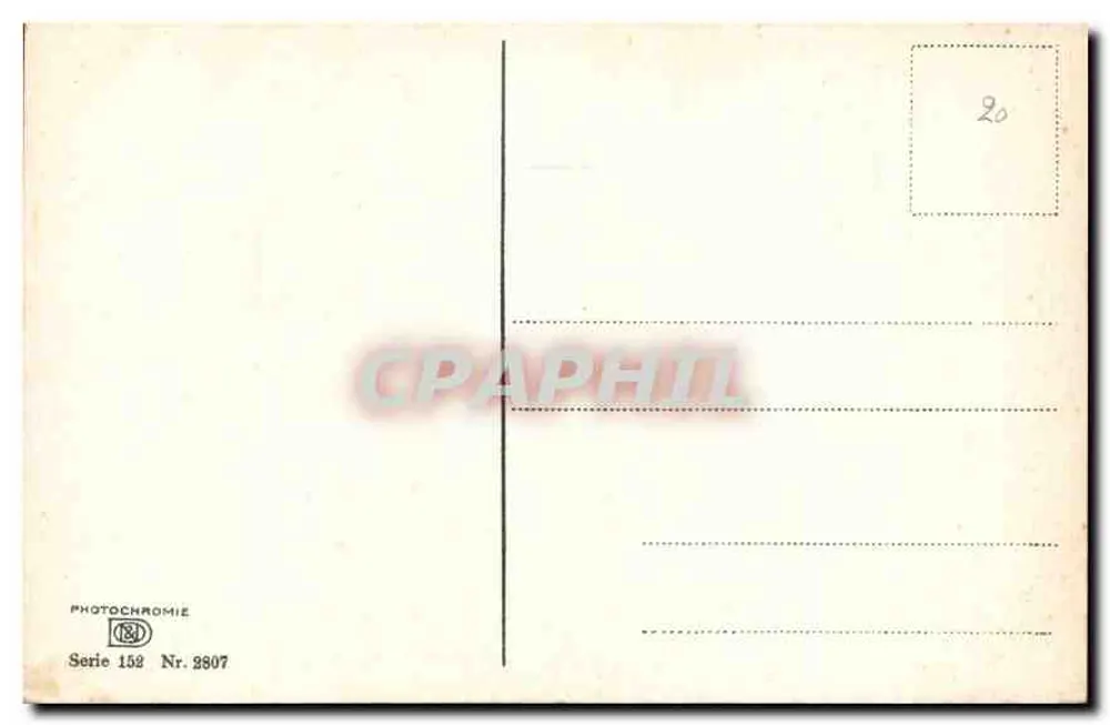 पिटो लुई अपने भाई के साथ — फोटोक्रोमिया, श्रृंखला 152, संख्या 2807 - पीछे