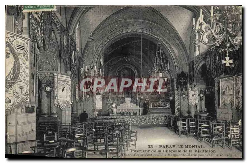Paray-le-Monial — Innenansicht der Kapelle der Visitation — Verlag: Distributeur de Français - Vorderseite