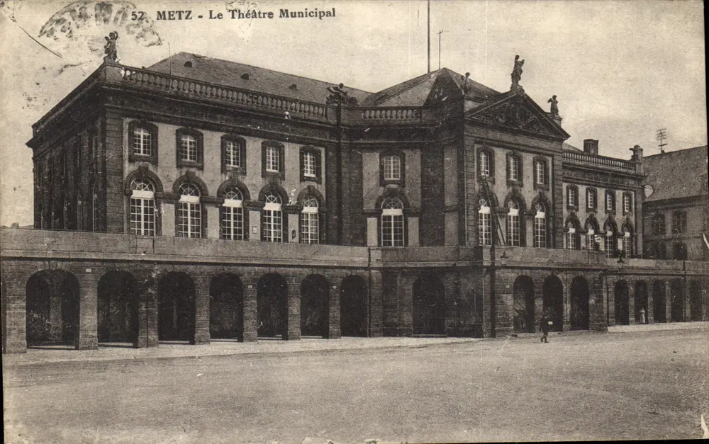 Metz - O Teatro Municipal — editor desconhecido, n° de série 52 - Frente