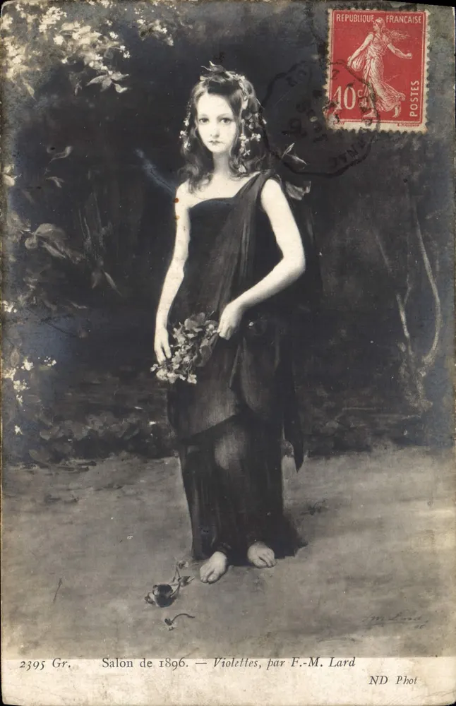 Violets — Salon de 1896 — von F.-M. Lard, ND Phot - Vorderseite