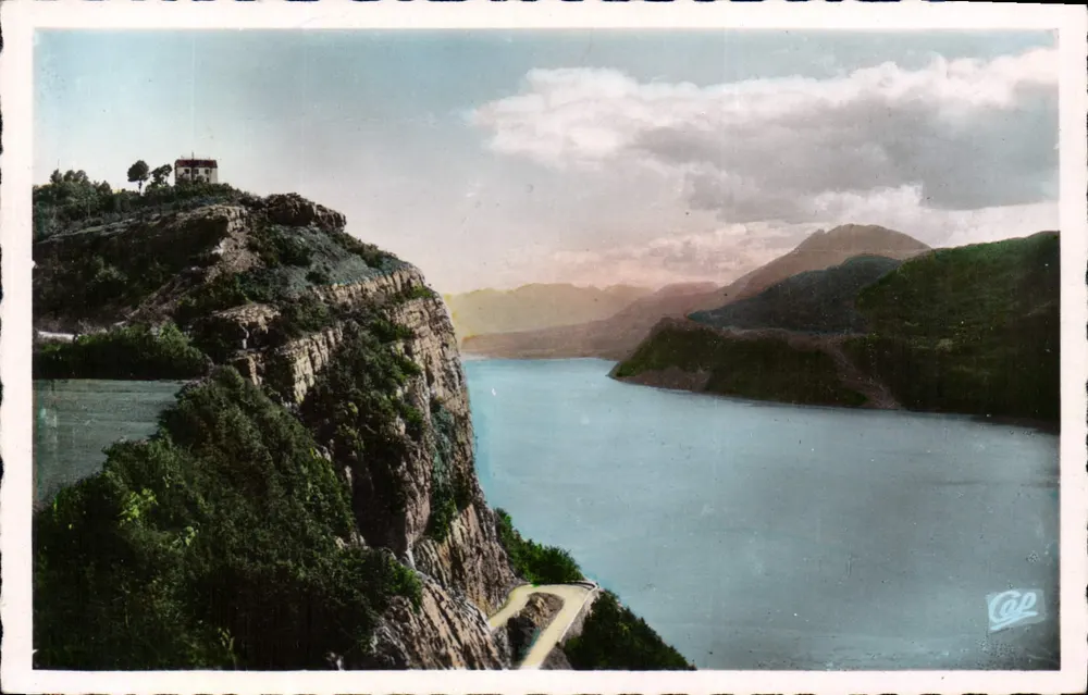 Der See Bourget — La Chambotte und die Dent du Chat — Réol-Photo - Vorderseite