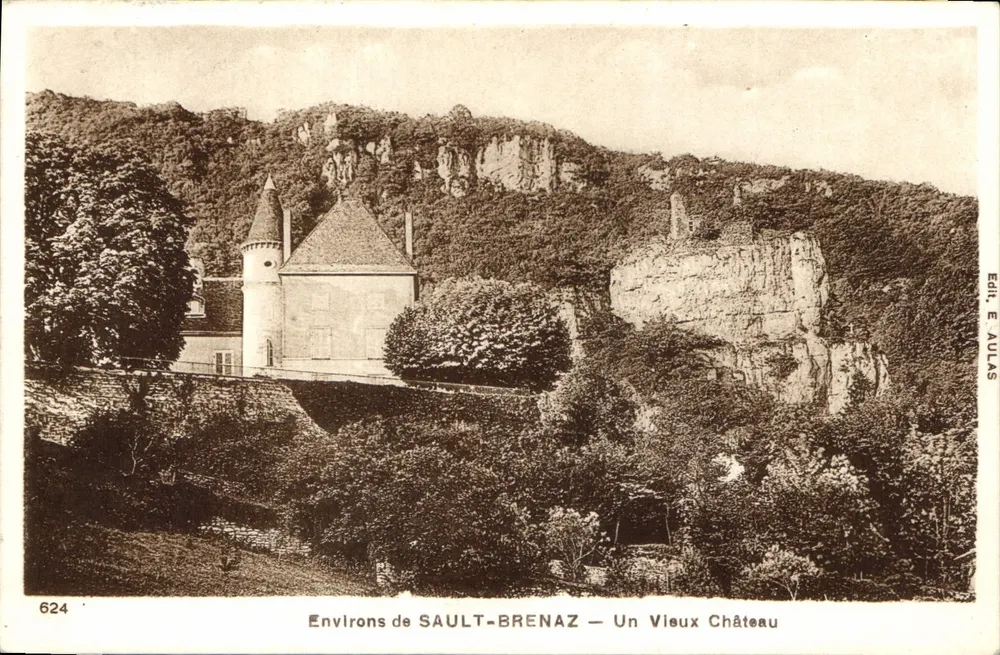 Umgebung von SAULT-BRENANZ — Ein Altes Schloss — Verlag E. AULAS n°624 - Vorderseite