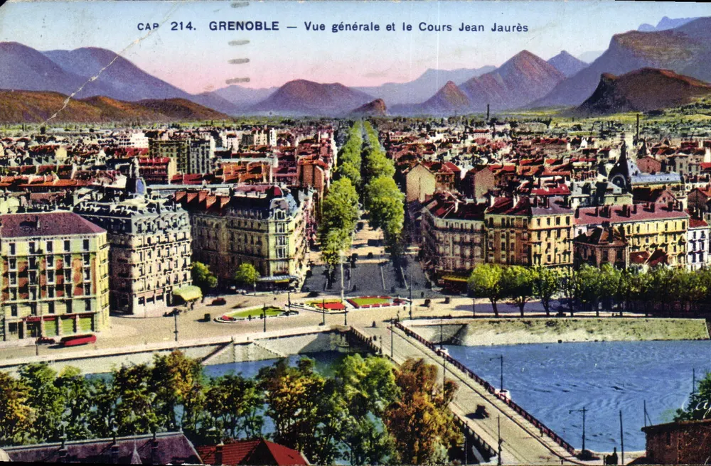 Grenoble — Allgemeiner Blick und Cours Jean Jaurès — CAP 214 - Vorderseite