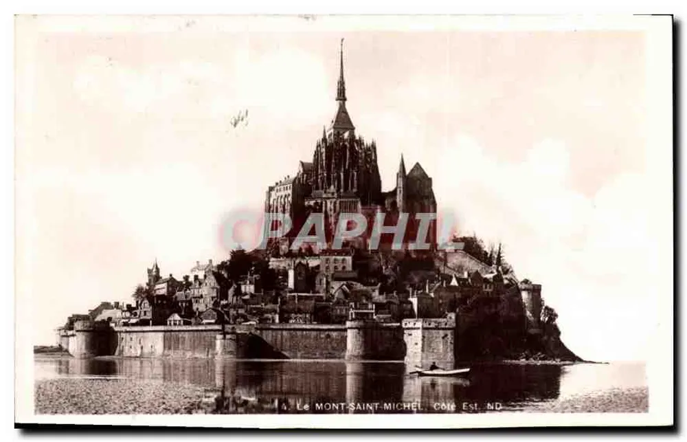 O Mont-Saint-Michel — vista panorâmica — Colle Est. ND - Frente