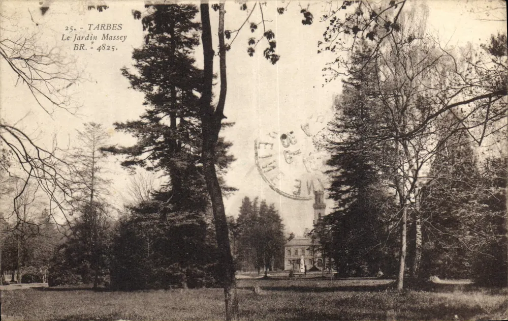 Tarbes — Jardim Massey — Bloc frères, editor - Frente