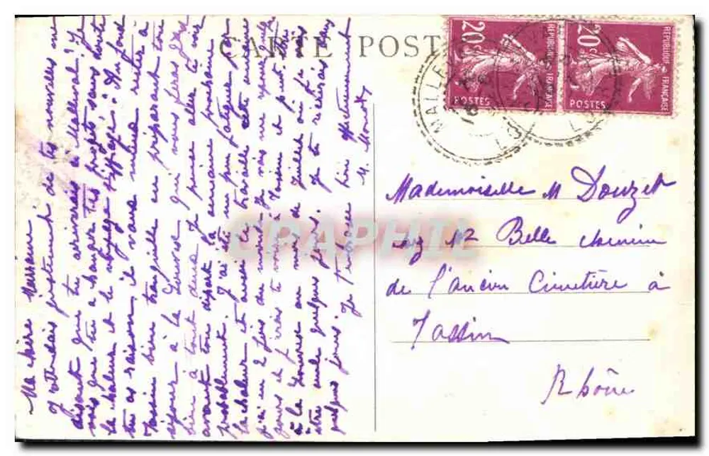 Pilgerung zur Jungfrau von La Salette (Isère) — Die Gesprächsguppe — unbekannter Verlag - Rückseite