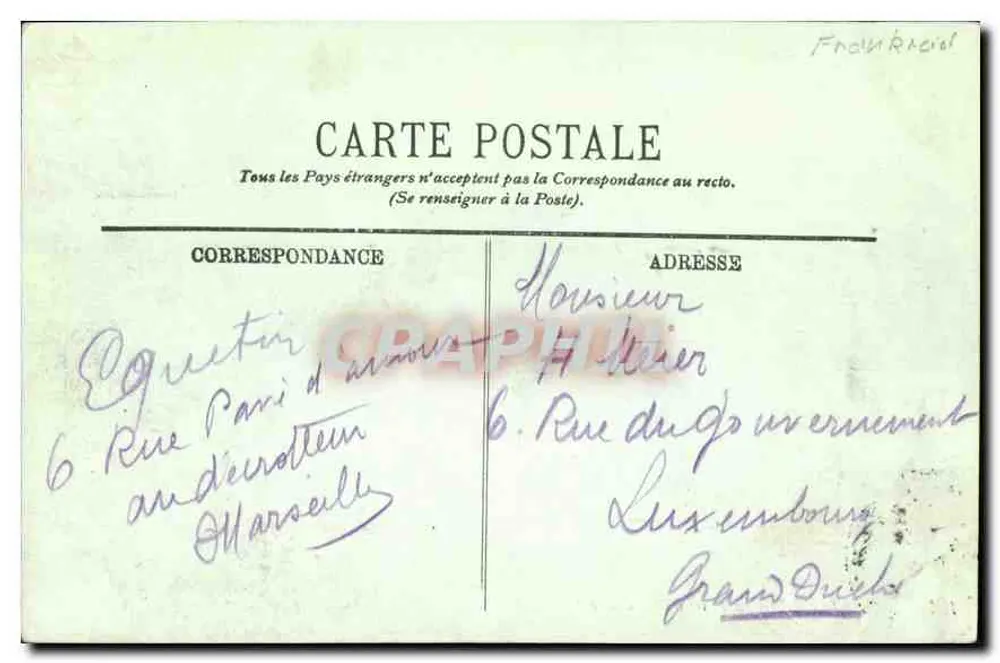 LÉÉ. — La Passe du Vieux-Port — Éditeur non identifié, n° de série non visible - Verso