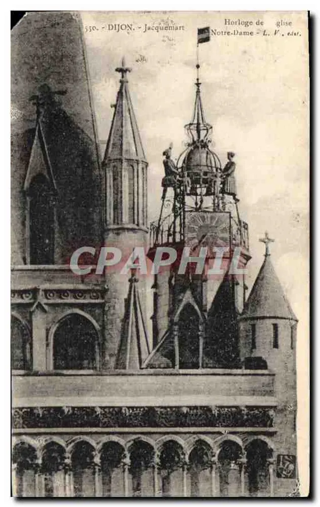 Dijon - Jacquemart - Uhr der Notre-Dame - Verlag L. V. - Vorderseite