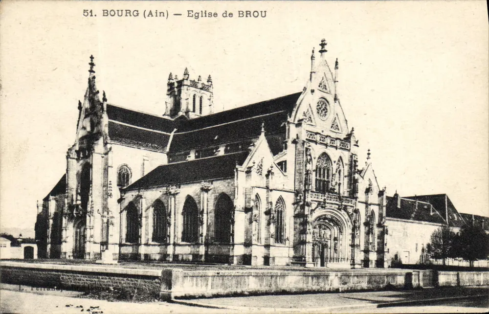Bourg (Ain) — Igreja de Brou - Frente