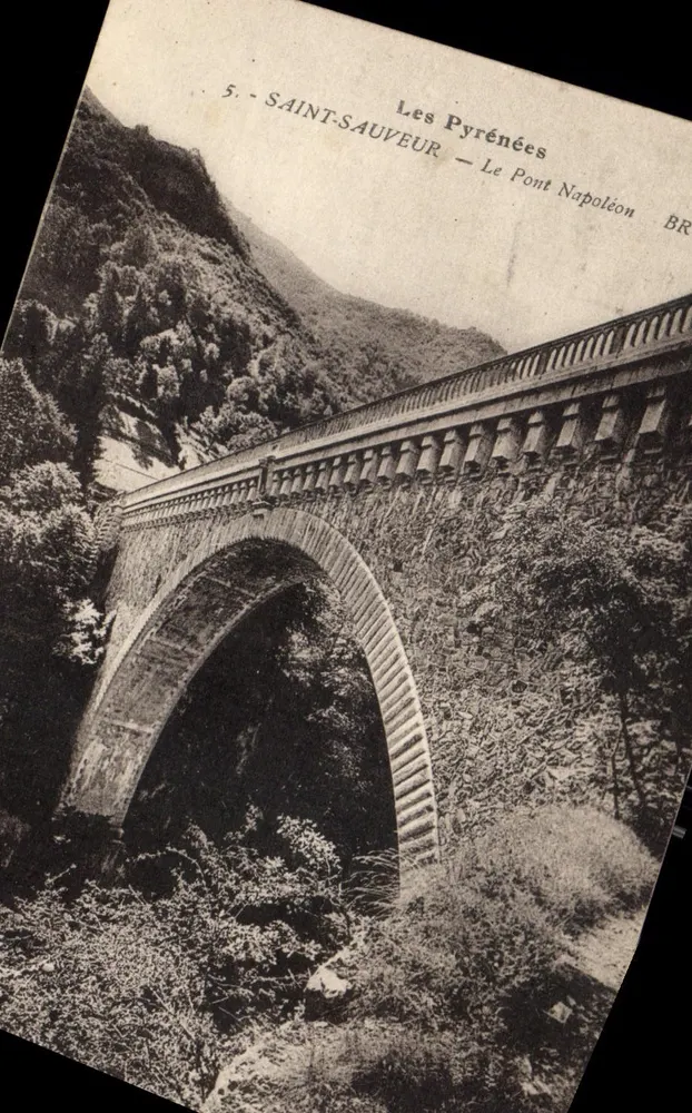 Saint-Sauveur — Le Pont Napoléon — Les Pyrénées - Recto