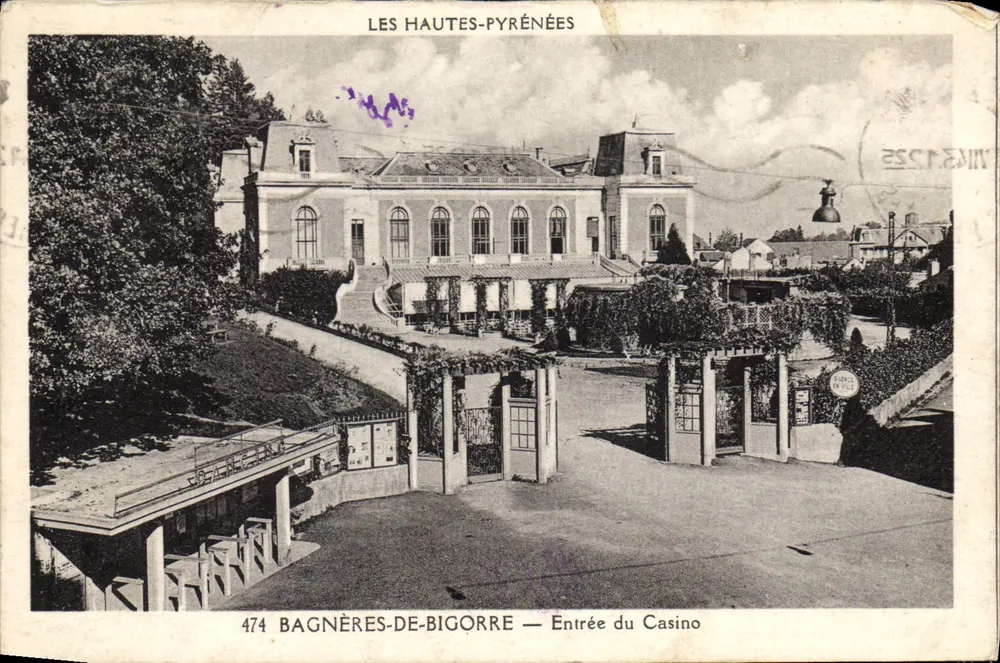 Bagnères-de-Bigorre — Eingang zum Casino — Édition Boucha Pyrénées, Nummer 474 - Vorderseite
