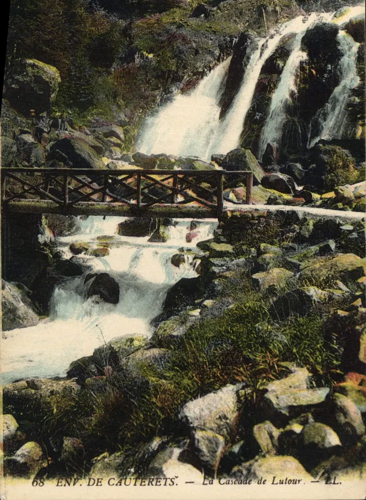 Env. de Cauterets — A Cachoeira de Lutour — LL - Frente