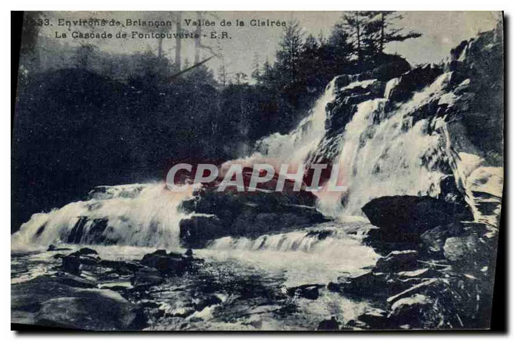 Alrededor de Briançon - Valle de la Clairée - La Cascada de Fontcouverte - E.R. - Anverso