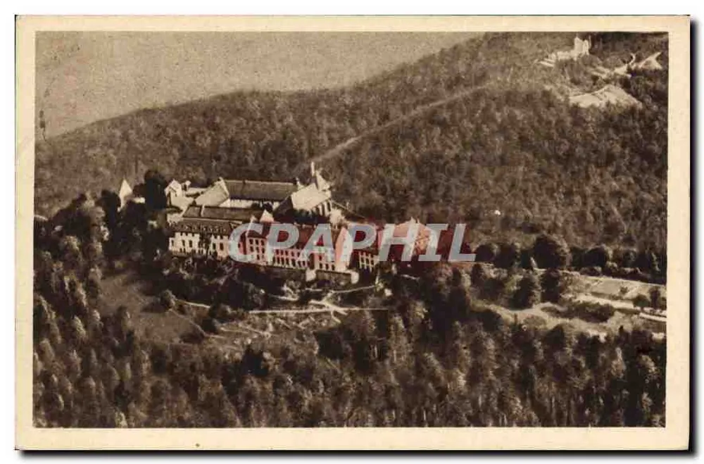 Mont Ste-Odile — Aufnahme aus dem Flugzeug — Sonderausgabe des Convents, Nr. 118 - Vorderseite