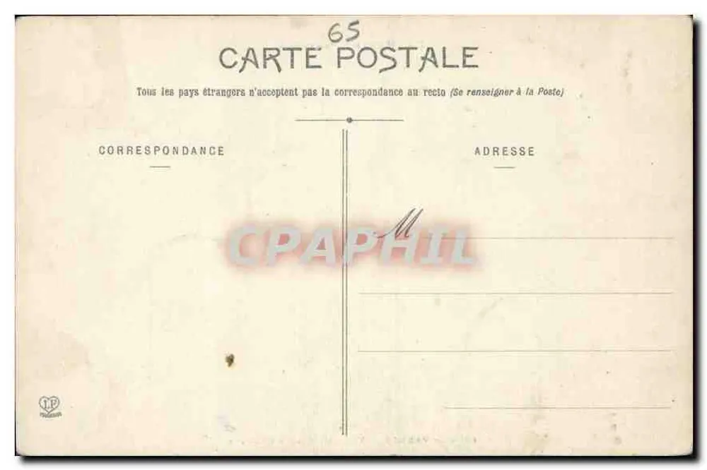 Gavarnie - Allgemeiner Blick auf den Cirque — Les Hautes-Pyrénées — Verlag: Labouche Frères, Toulouse, n° 718 - Rückseite