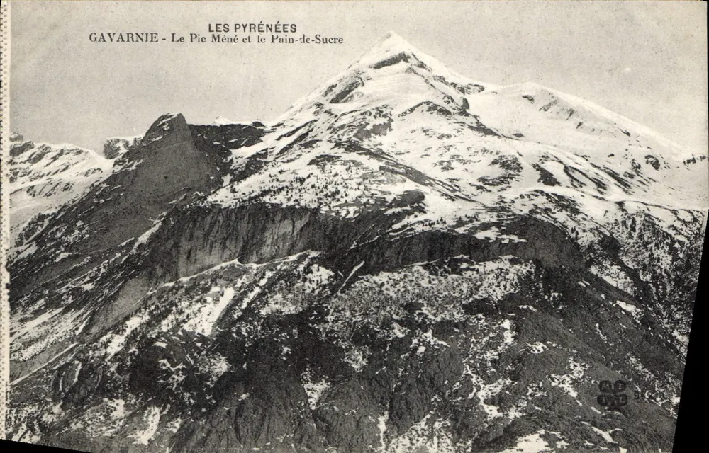 Gavarnie - Pic Méne und Pain-de-Sucre — Die Pyrenäen - Vorderseite