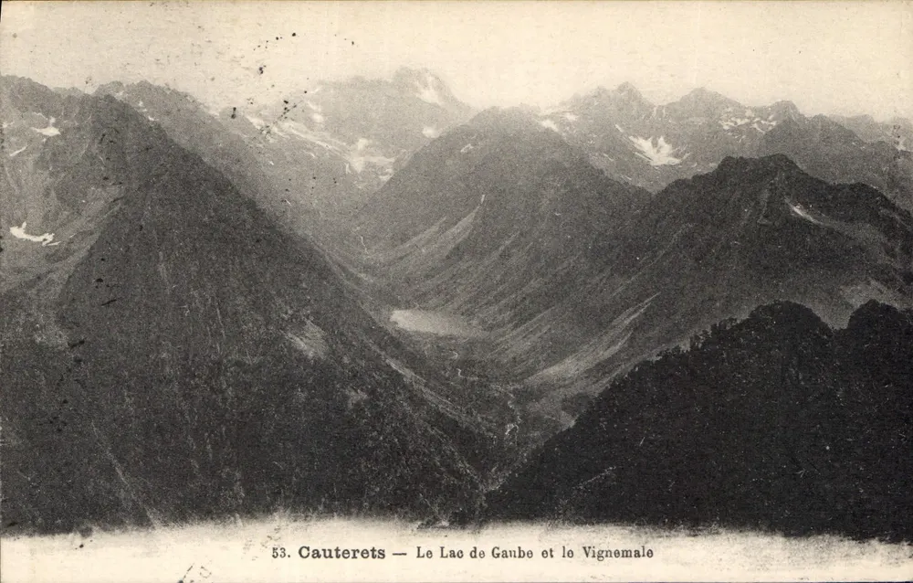 Cauterets — Le Lac de Gaube et le Vignemale - Recto