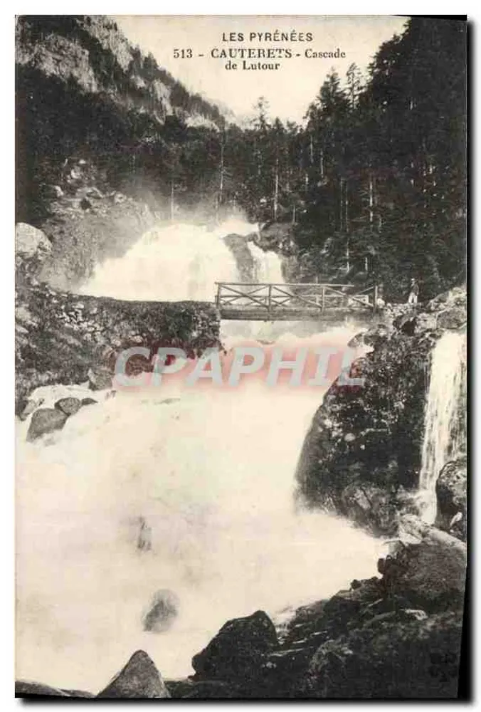 Os Pirineus — Cachoeira de Lutour — Cauterets 513 - Frente