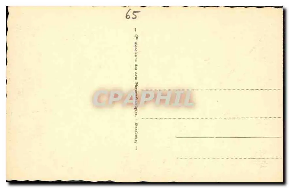 Cauterets - Cachoeira do Cerisey — editor Cauterets, n° 90 - Verso