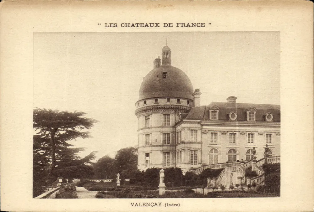 Schloss Valençay — Die Schlösser Frankreichs — Verlag unbekannt - Vorderseite