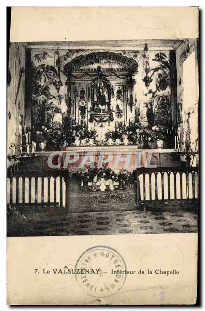 Le Valsuzénay — Interior de la Capilla - Anverso