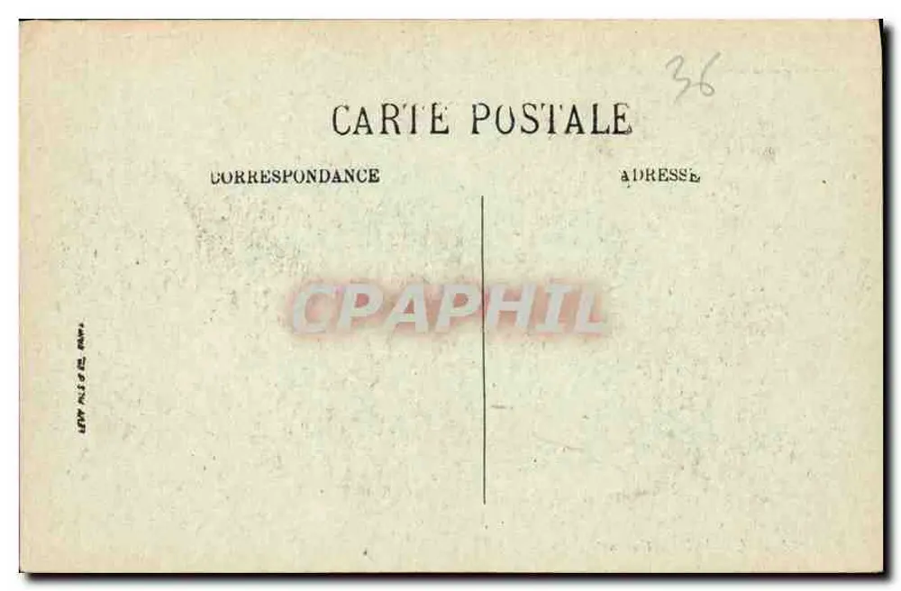 Châteauroux — Vista sobre o Indre — LL. - Verso