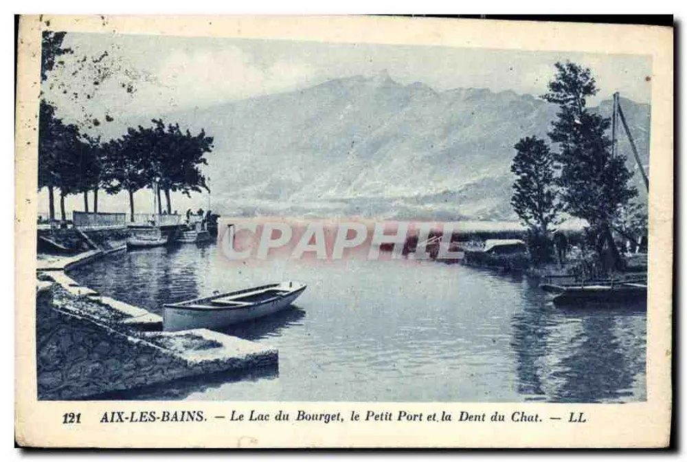 Aix-les-Bains — Lac du Bourget, Petit Port und Dent du Chat — LL, n°121 - Vorderseite