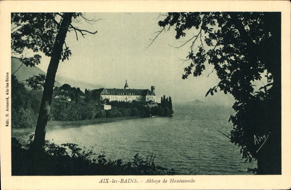 AIX-LES-BAINS - Abadia de Hautecombe — Edição N. Armand, Aix-les-Bains - Frente