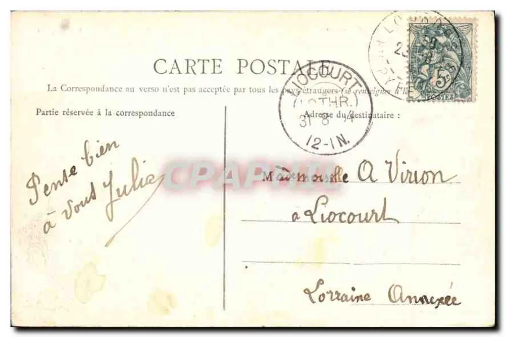 Lourdes — Ogólny widok — E Frioux, wyd. - Rewers