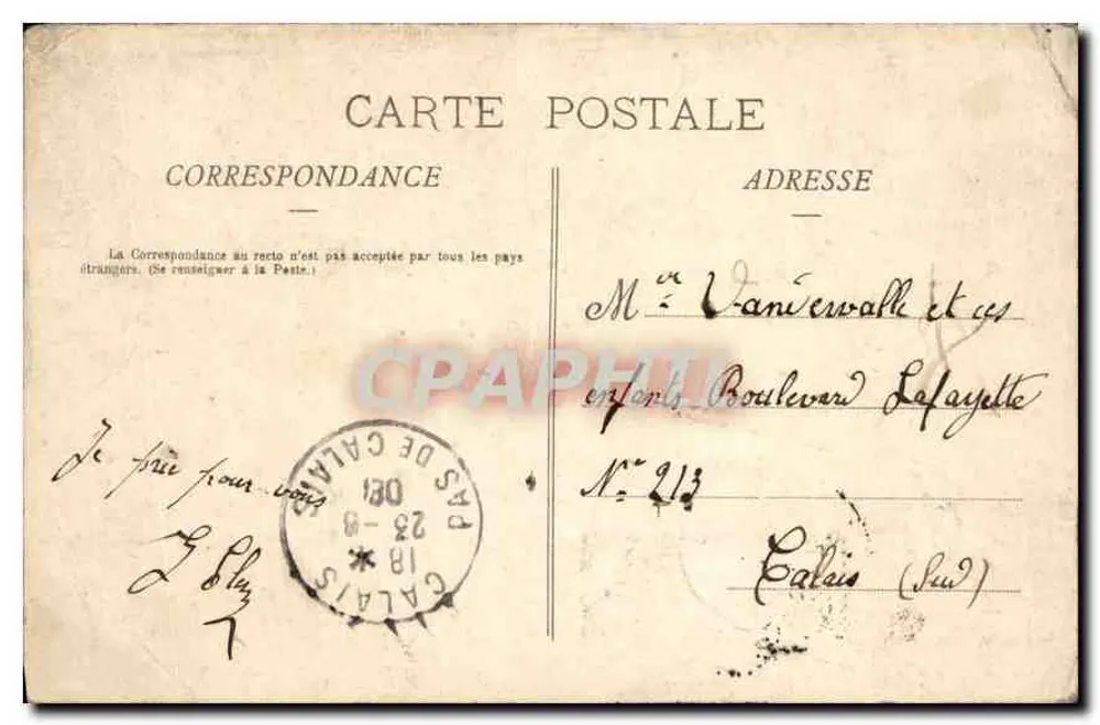 Lourdes — 1858-1908 cinquentenário — Lembrança da Virgem Imaculada - Verso