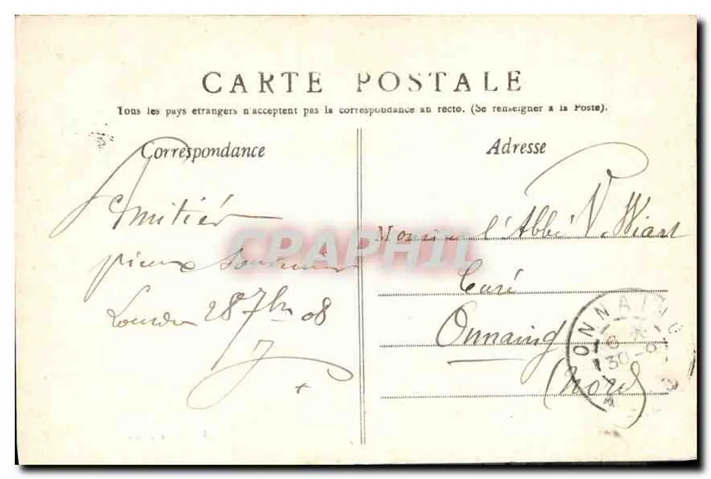 Lourdes — Castelo e a Cidade — Edição P. V. - Verso