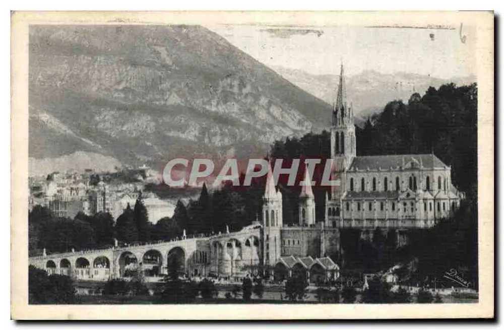 Lourdes — A Basílica e o Pic du Jer — Edição Chancel, n°6 - Frente
