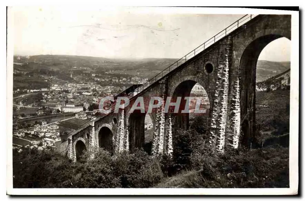 Viaduc du Pic du Jer — Lourdes — Fotoausgabe Quillault - Vorderseite