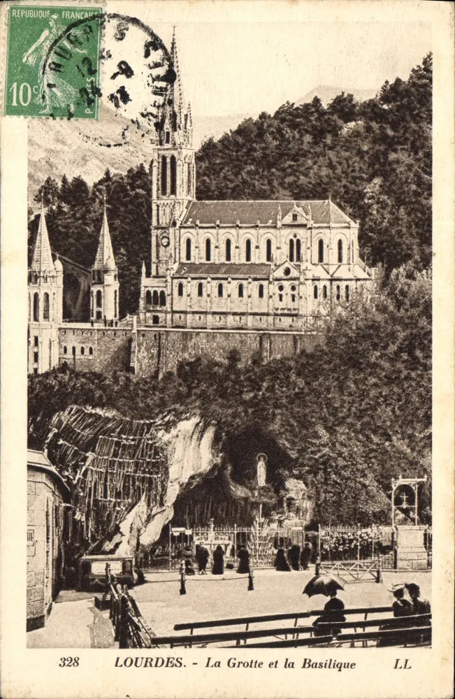 LOURDES - A Gruta e a Basílica — LL, n°328 - Frente