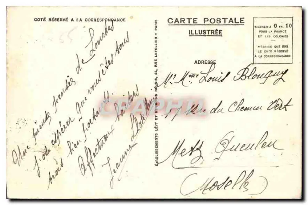 LOURDES - A Gruta e a Basílica — LL, n°328 - Verso