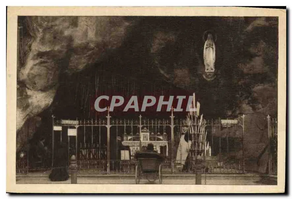 Gruta de Lourdes — Nossa Senhora de Lourdes — Edições Ph. Rosato, n°46 - Frente
