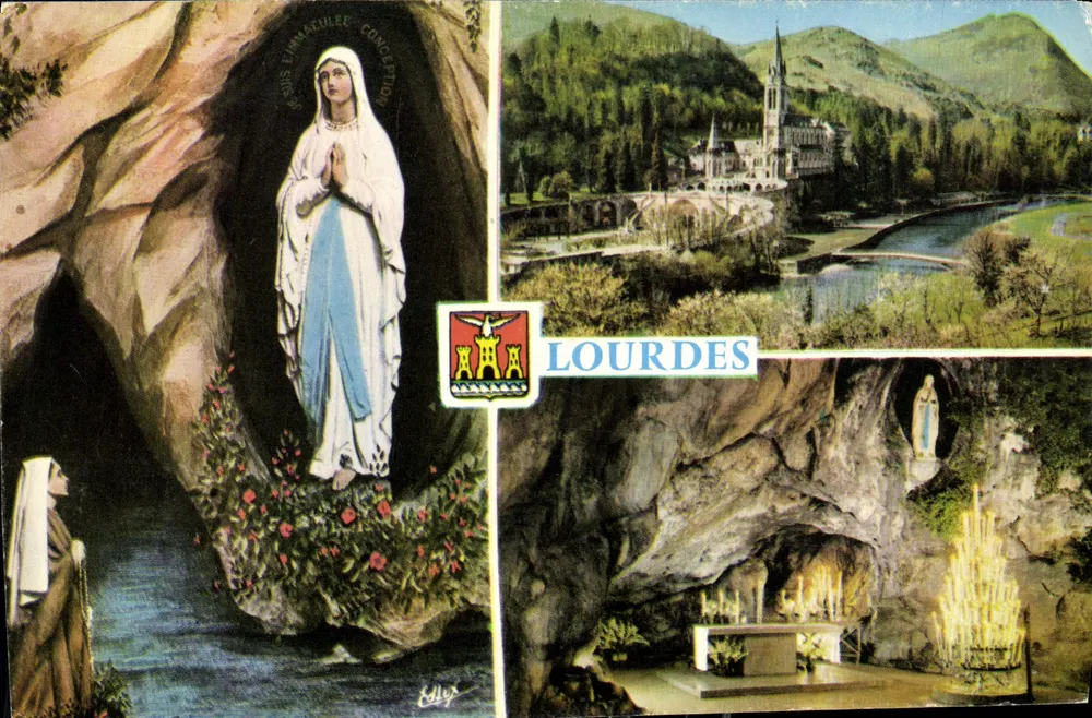 Lourdes — Aparição da Nossa Senhora — Edição A. Dolcet - Frente