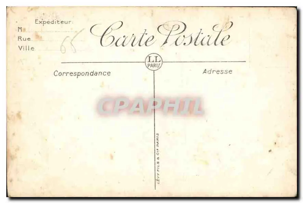 Lourdes — Vista geral e o Pic du Jer — LL - Verso