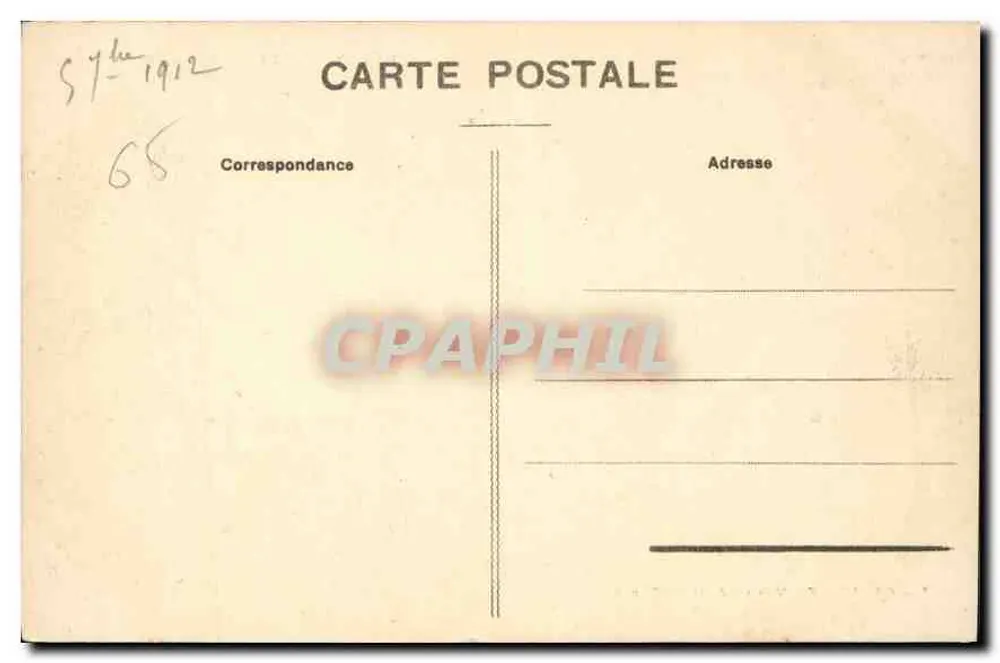 Gavarnie — Allgemeine Ansicht des Cirques und des Pont de Neige — Die Pyrenäen, n° 827 - Rückseite