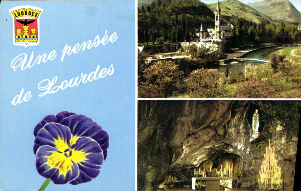 Lourdes — Uma lembrança de Lourdes — Editor Lourdes, n° 414 - Frente