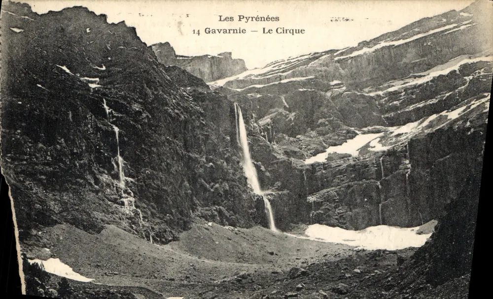 Os Pirineus — Gavarnie — O Cirque — editor não identificado, n° 14 - Frente