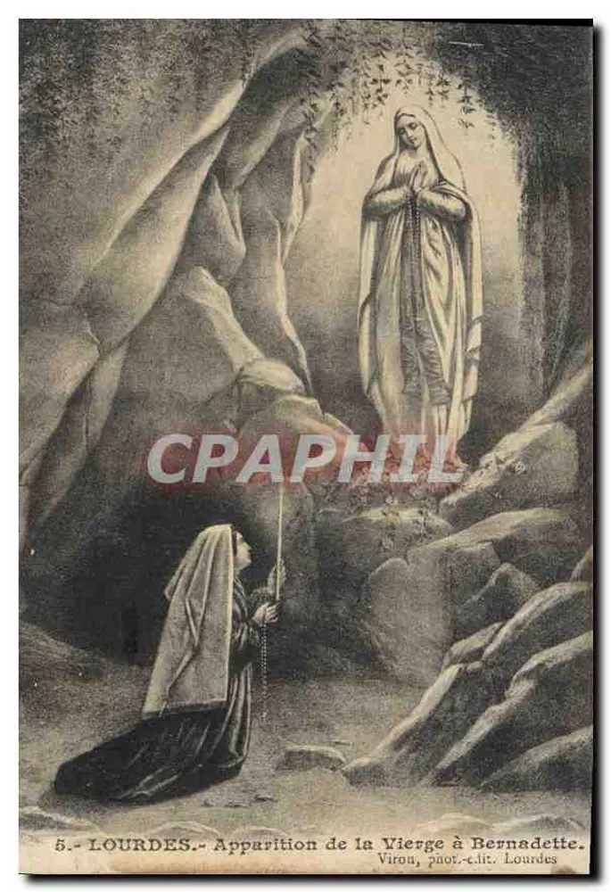 LOURDES - Aparecida da Virgem para Bernadette - Viron, fot.-édit. Lourdes - Frente