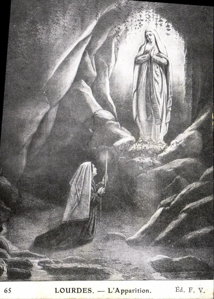 LOURDES. — A Aparição. — Ed. F. V. - Frente