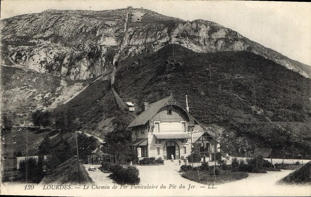 Lourdes — Die Seilbahn zum Pic du Jer — LL. n° 139 - Vorderseite